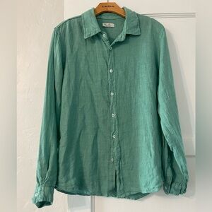 Men's Casual Button-Down Shirt by Bebe — Green